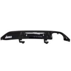 REAR BUMPER SPOILER - TWIN EXHAUST HOLE (GLOSS BLACK)