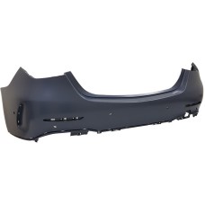 REAR BUMPER - SALOON AMG - W/PARK SENSOR & ASSIST HOLES (PRIMED)