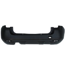 REAR BUMPER - NO MOULDING HOLES (BLACK)