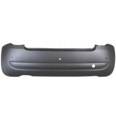 REAR BUMPER - POP - W/BUILT IN MOULDING & 3 PARK SENSOR HOLES (PRIMED)