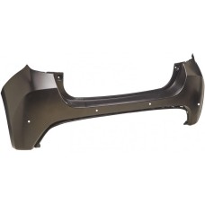 REAR BUMPER - W/PARK SENSOR HOLES (MATT BLACK)