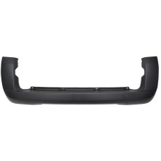 REAR BUMPER - 2 REAR DOORS - NO PSH (BLACK)