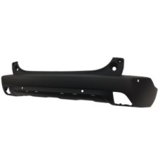 REAR BUMPER - W/PSH & MOULDING HOLES (BLACK)