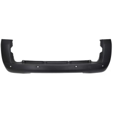 REAR BUMPER - 2 REAR DOORS - W/PSH (BLACK)