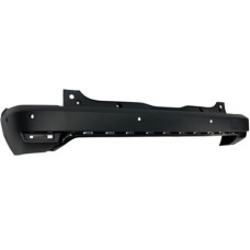 REAR BUMPER - W/PARK SENSOR & ASSIST HOLES (MATT BLACK)