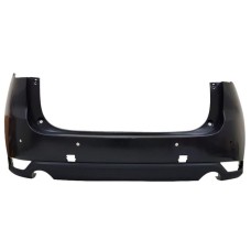 REAR BUMPER - W/PARK SENSOR HOLES (BLACK)