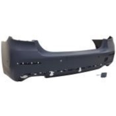 REAR BUMPER - SALOON - W/PARK SENSOR + ASSIST HOLES (PRIMED)