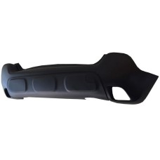 REAR BUMPER - NO MOULDING TYPE - NO SENSOR HOLES (BLACK, TEXTURED)