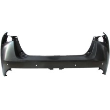 REAR BUMPER - W/PARK SENSOR + ASSIST HOLES (BLACK PRIMER)