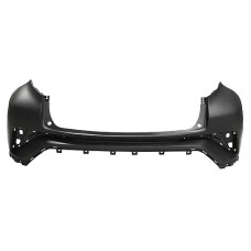 REAR BUMPER - UPPER - W/PARK SENSOR HOLES (MATT BLACK)