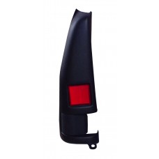 REAR BUMPER END CAP - BLACK (LH)