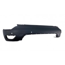 REAR BUMPER - W/PARK SENSOR HOLES (BLACK, TEXTURED)