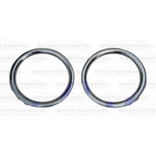 FRONT BUMPER FOG LAMP SURROUND - CHROME (SET OF 2)