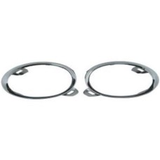 FRONT FOG LAMP SURROUND SET - CHROME (2 PCS)