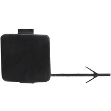 REAR BUMPER TOW HOOK COVER (MATT, BLACK)