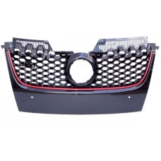 GRILLE - GTI/NOT GT/GT SPORT/R32 - W/RED TRIM