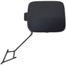 REAR BUMPER TOW HOOK COVER - BLACK, TEXTURED